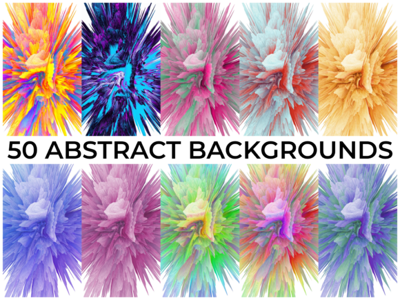 50 Abstract Backgrounds: Your Go-To Design Asset