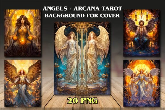 Angels Arcana Tarot Backgrounds: A Designer's Spiritual Toolkit