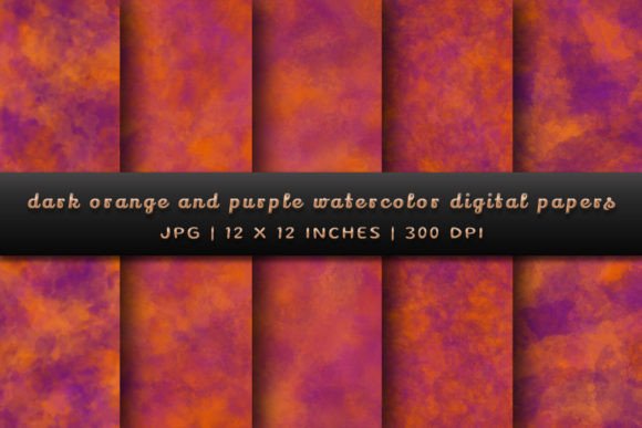 Dark Orange and Purple Backgrounds: A Designer's Palette