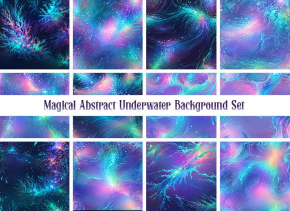 Dive Into Design: Using Abstract Underwater Backgrounds