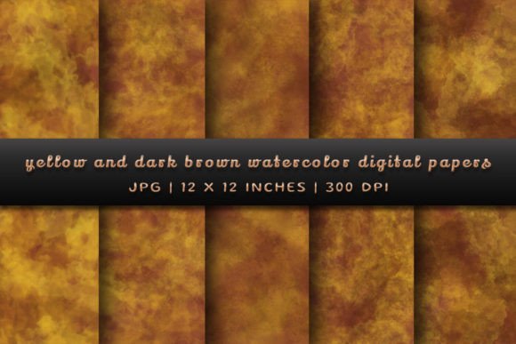 Elevate Your Projects with Yellow and Dark Brown Backgrounds