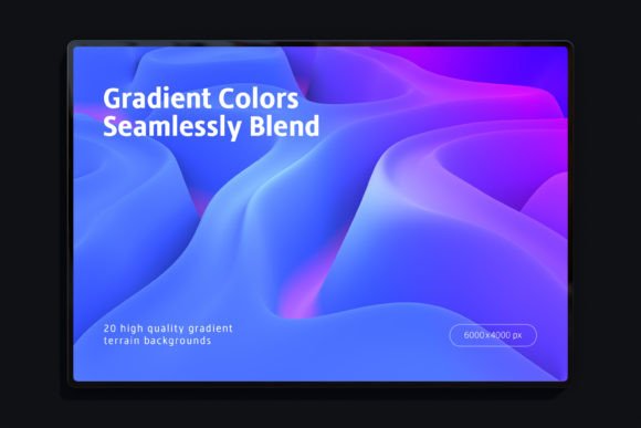 Gradient Terrain Backgrounds: Nature’s Palette for Digital Creators