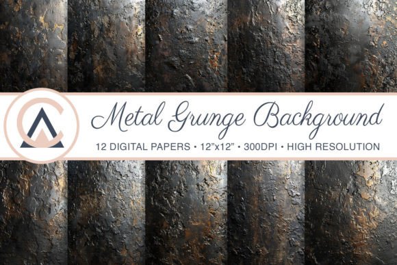 Metal Steel Grunge Texture Backgrounds: An Industrial Edge for Modern Design