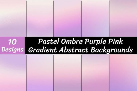 Soft Focus: Styling with Pastel Purple Pink Gradient Backgrounds