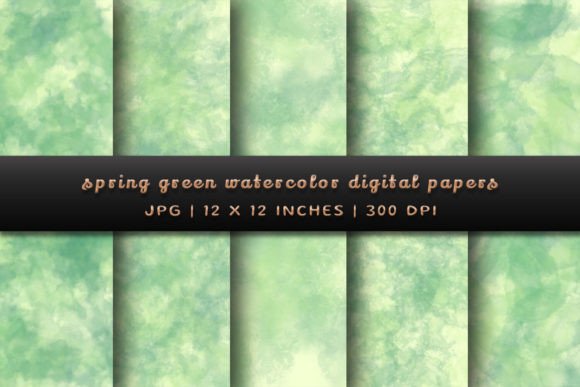 Spring Green Watercolor Backgrounds: A Breath of Fresh Air