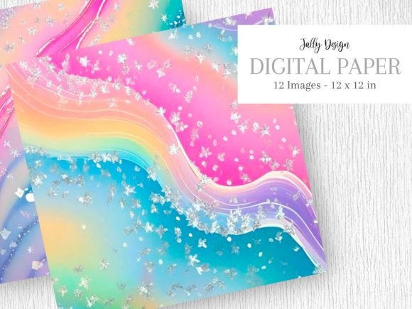 Unleash Creativity with Vivid, Pastel, Rainbow Shiny Backgrounds