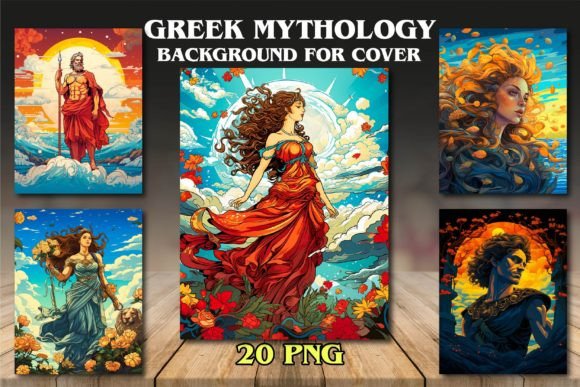 Unleashing Ancient Magic: Greek Mythology Backgrounds for Covers