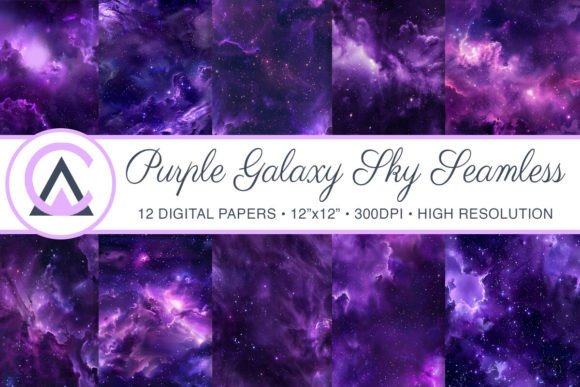 Unleashing Creativity with Seamless Purple Galaxy Backgrounds