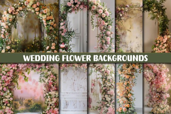 Wedding Flower Backgrounds: Elevate Your Creative Projects with Floral Elegance